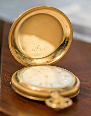 Rare 1890s E HOWARD SERIES IX POCKET WATCH 14K GF 25 Year ONLY 5000 produced 4