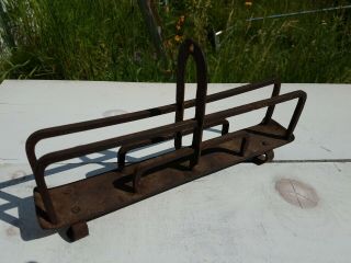 1800s.  Maybe 18th Century Hand Forged Fireplace,  Hearth Iron Toaster,  Warmer