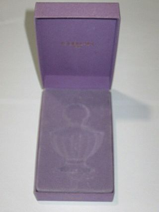 Vintage Guerlain Shalimar Perfume Bottle/Purple Box 1/2 OZ Unused/Full - 1983 2