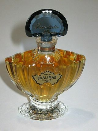 Vintage Guerlain Shalimar Perfume Bottle/Purple Box 1/2 OZ Unused/Full - 1983 4