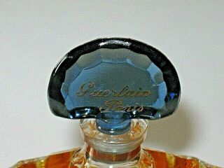 Vintage Guerlain Shalimar Perfume Bottle/Purple Box 1/2 OZ Unused/Full - 1983 5