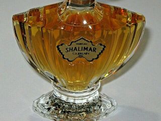 Vintage Guerlain Shalimar Perfume Bottle/Purple Box 1/2 OZ Unused/Full - 1983 6