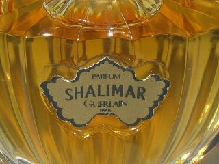 Vintage Guerlain Shalimar Perfume Bottle/Purple Box 1/2 OZ Unused/Full - 1983 7
