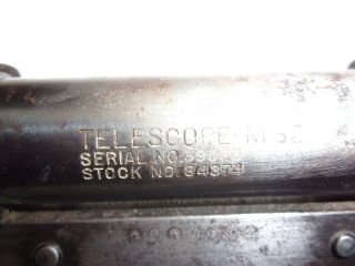 M82 Scope and Mount Authentic WW2 Springfield 2