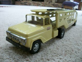 1959 Tonka Car Carrier Rare To Find With Ramp Very Good Toy.  First Year
