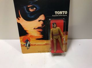 1981 TONTO Legend of the Lone Ranger UNPUNCHED GEM Action Figure Gabriel 2