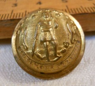 Early Us Military Confederate Virginia Sic Semper Tyrannis Coat Button