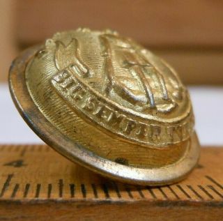 Early US Military Confederate Virginia Sic Semper Tyrannis Coat Button 2