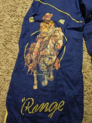 1950 ' s Range Rider Flying Ranch Cowboy Youth Boy Child Costume Outfit 3
