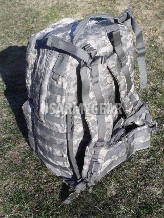 US Army ACU MOLLE Rucksack With Frame Medium Military Backpack w.  POUCHES 4