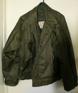 Vintage Usn Jacket,  Extreme Cold Weather (a - 1) Dsa - 1 - 6542 (1965) Size 46 - 48 (xl)