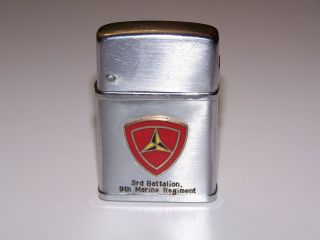 Vintage Pipe Mate 3rd Battalion,  9th Marine Regiment Pipe Cigarette Lighter