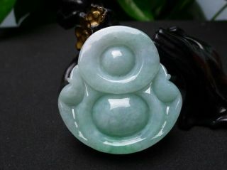 100 natural jade A goods hand - carved jade Buddha pendant 811 3