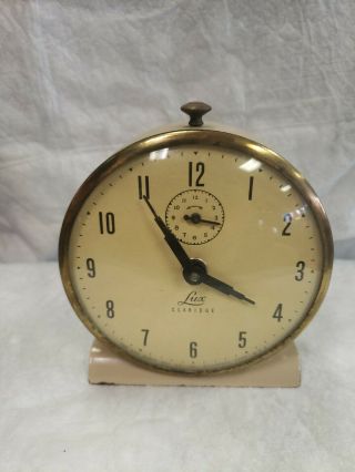 Vintage Lux Claridge Alarm Clock - Running