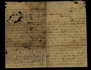 1864 Newton,  Sc - Confederate Civil War Letter To 5th Tennessee Infantryman