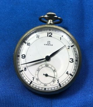 Vintage OMEGA pocket watch Swiss made Cal.  38.  5L.  T1. 3