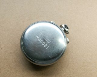 RARE WW2 Lemania Bullhead Cal 15TL (33.  3) Pocket watch,  no Omega 33.  3 3