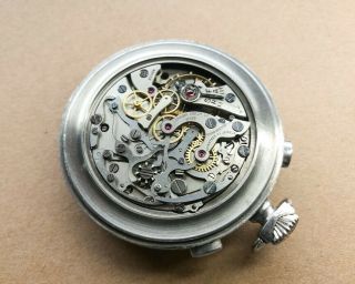 RARE WW2 Lemania Bullhead Cal 15TL (33.  3) Pocket watch,  no Omega 33.  3 5