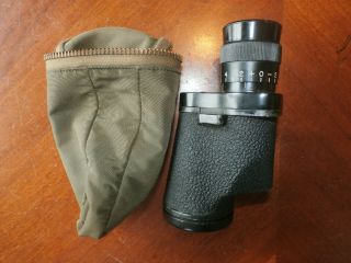Vintage Universal Camera Corp 6 X 30 Monocular Binocular W/ Case Cover Bag