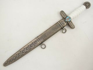 Croatian National Labor Service Dagger M - 1944 Sword Knife Very Rare Ex,