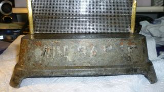 Antique Vintage ASW MFG.  CO.  Kerosene Heater Stove 1876 PAT.  DATE 2