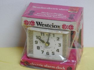 Vintage Westclox Electric Alarm Clock 1960 