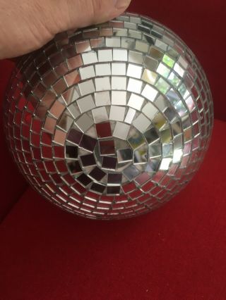 Rotating 1970s mirror DISCO ball shades of Saturday Night Fever Perfect cond 3