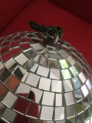 Rotating 1970s mirror DISCO ball shades of Saturday Night Fever Perfect cond 5