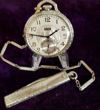 Fantastic Vintage 14k Solid Gold Elgin Pocket Watch