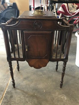 antique smokers table 2