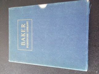 The Story Of Baker Furniture - Rare 7 Styles - 7 Books In Sleeve - 1955 - Mid Century,
