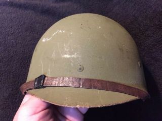 Westinghouse M1 Helmet Liner Black Chin Strap P56 Wwii Style Army Minty