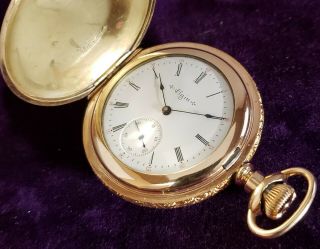 Interesting Vintage Elgin Pocket Watch 5