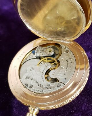 Interesting Vintage Elgin Pocket Watch 8