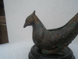 Interesting ancient looking bird shaped metal vessel ODD MYSTERY CURIOSITY ITEM 2