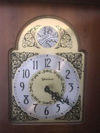 Authentic Herschede Clock Moon Dial Face Circa 1945
