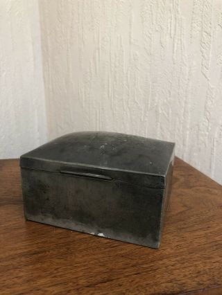 English Pewter Box Made By Liberty & Co