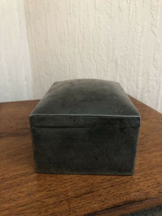 English Pewter Box Made By Liberty & Co 4