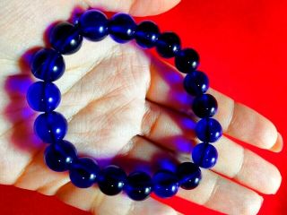 Naga Eye Blue Ball Mini Holy Protect Call Lucky Wealth Bracelet Magic Amulet