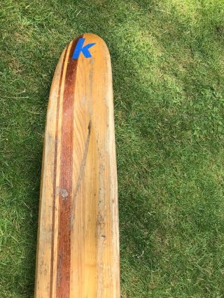 Vintage Kathro Competition Mono Ski 1.  69M Collectable Retro Wooden Water Ski 8