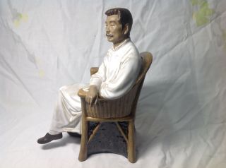 Chinese Shiwan Pottery Figure Of Sun Yat Sen 3