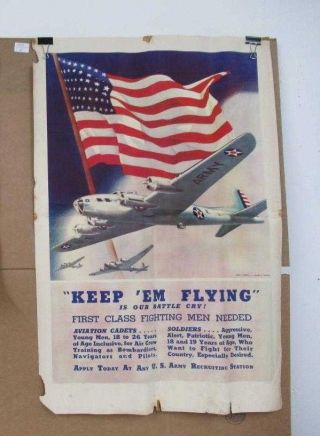 Wwii World War 2 Propaganda War Poster Keep 