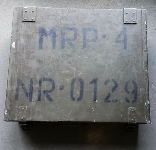 RARE MILITARY MINIATURE RADAR LOCATOR MRP - 4 SET RECEIVER COLD WAR ANTENNA RADIO 11
