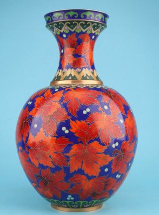 Antique Chinese Cloisonne Enamel Vases Hand - Crafted Old Home Decoration Gifts