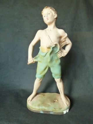 Art Deco Figure Of A Young Boy - 1930 