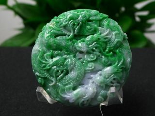 100 natural jade A goods hand - carved dragon jade 728 3