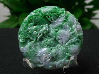 100 natural jade A goods hand - carved dragon jade 728 4