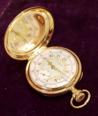 Vintage 14k Solid Gold Elgin Pocket Watch