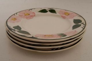 4x Villeroy And Boch Wild Rose Hand Painted Side Plates 16.  3 Cm