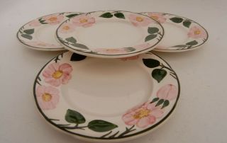 4x Villeroy and Boch Wild Rose Hand Painted Side Plates 16.  3 cm 3